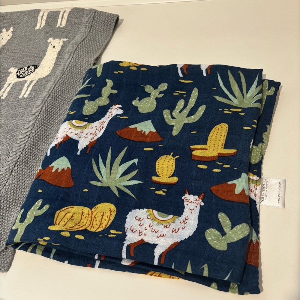Baby llama blankets 2